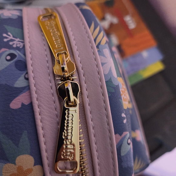 Disney Blue and Pink Stitch Backpack - Picture 5 of 5